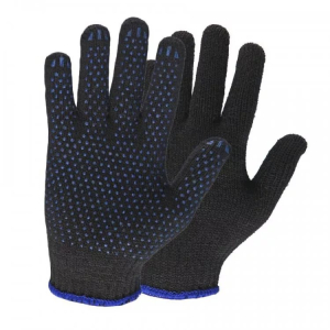 Перчатки Х/Б черные (10/400)