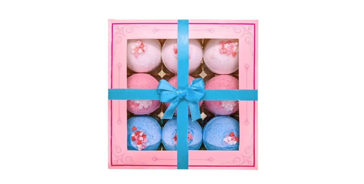 Набор бурлящих шаров Candy bath bar "Love&Candy" 9*40 г Лаборатория Катрин