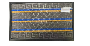 Коврик мультиколор MX1016 0.60*0.90 темно-серый (25)