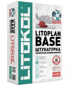 Штукатурка 25 кг базовая цементная машинного нанесения LITOPLAN BASE (54)