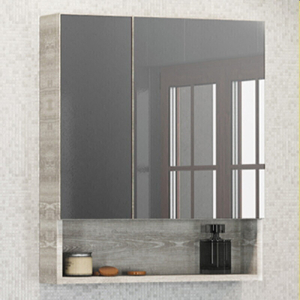 Зеркало-шкаф "Никосия-60" дуб белый (1)