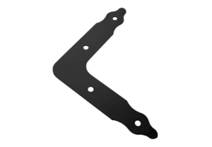 Уголок фигурный Домарт 250х250, черный (30)