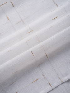 Тюль Лён 500*260 белый ГП