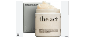 Скраб для тела кокосовый антицеллюлитный 300 гр THE ACT