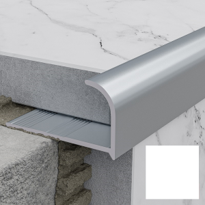 Профиль для керамической плитки РП-АКП-09 2,7 м белый глянец (10)