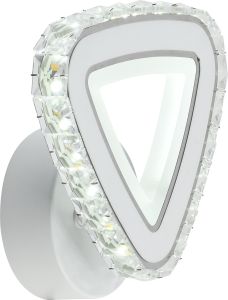 Настенный светильник AU61215/1 WH+CR LED Белый+ Хром 32W ПДУ 185*80*170