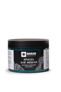 Краска для мебели 0,45 кг Наран 010 бирюзовый (12/36)