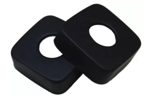 Отражатель 3/4'' квадратный RAL (2 шт.) (Черный RAL 9005 (мат), 20 мм)(_1_)