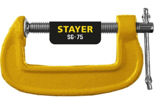 Струбцина SG-75 тип G 75 мм, STAYER (10)