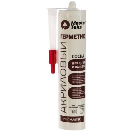 Герметик MasterTeks Profmaster, для дерева и паркета, акриловый, сосна, 290 мл..jpg