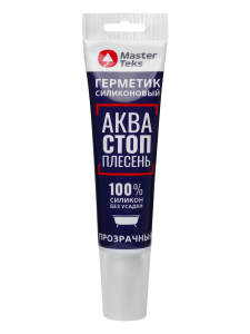MasterTeks герметик силиконовый акваСТОПплесень 0,08 прозрачный_фото_ЛИЦО