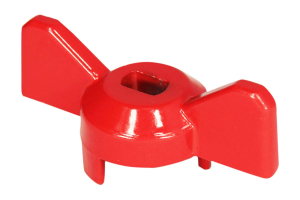 Ручка-бабочка усиленная, для крана КРАСНАЯ, 1/2"-3/4", MP(10) (_10_)