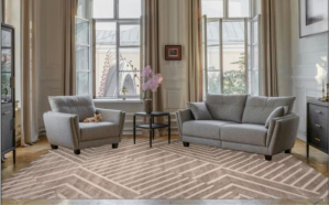 Ковер DIOS  (F438, 2*2,9, STAN, LIGHT BEIGE)