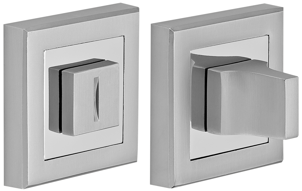 Завертка сантехн на квадр планке, RAP WC-S SC/CP, мат хром