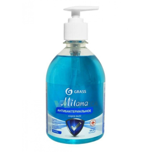 Мыло жидкое антибактериальное "Milana Original" (флакон 500 мл) (15)(_15_)ТМ ГРАСС