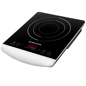 Плитка индукционная BRAYER 2801BR настольная. 1 конфорка, 2000Вт