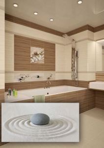 Декор Релакс камень в кругах голуб. 249*500 (уп.12шт)