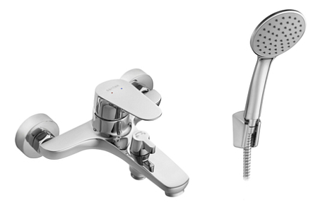 Смеситель для ванны-душа Santek Форт с аксессуарами. хром (8)