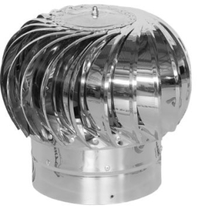 Турбодефлектор ТД-100 Оцинкованный металл D100 (1)