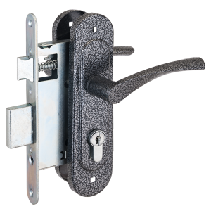 Замок врезной Птимаш ЗВ4-3.07, серебро (10)