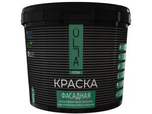 Краска фасадная атмосферостойкая ULLA Extra 0,9 л "А" (1,1 кг) (6)