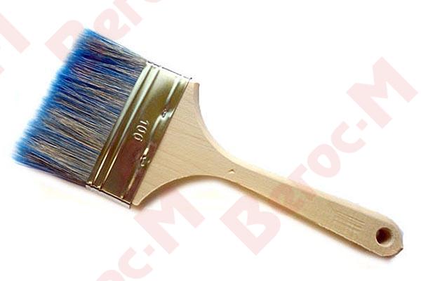 Кисть  ПРОФИ КФ 100*14 В7 смеш.щетина синяя (80)