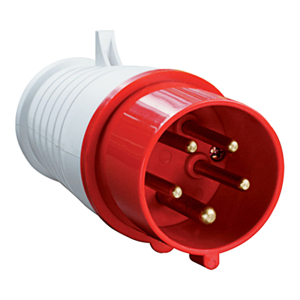 Вилка 015 16А 3р+РЕ+N 380B IP44 EKF (10)