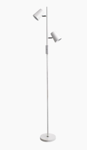 Торшер 2*8 Вт LED, регул. уровня яркости, белый Ultra Light