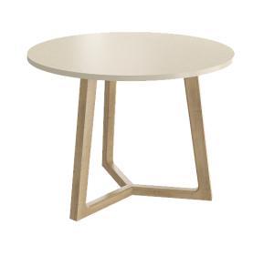 Стол Фрейм-1 текстиль бежевый/дуб натуральный