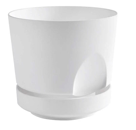 Кашпо "Тренд" (0,8л.) Цв. Белый (Арт. КШ-4160)