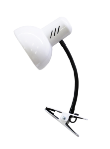 Светильник настольный на прищепке НТ 2077C 60Вт, Е27, 220W, белый (_4_)