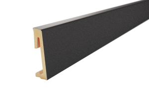 Плинтус напольный ALPHA 60 Черный  2,2м (16)