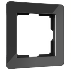 Рамка Acrylic Черная 1 местная W0012708 (10)