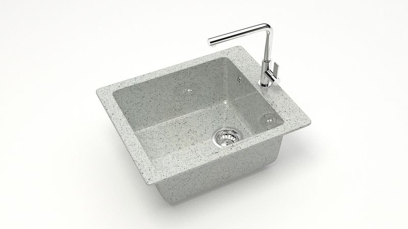 Мойка BERGG 425*500*195 Z8 Светло-серая(_1_)