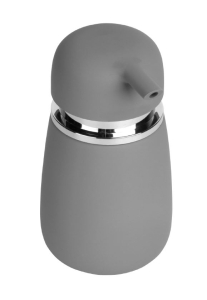 Дозатор для жидкого мыла Zenfort "Soft", керамика, серый