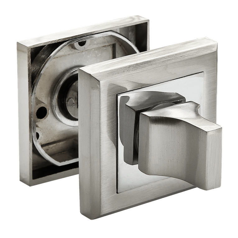 Завертка сантехн на квадр планке, RAP WC-S SN/CP, никель/хром