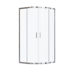 Душевое ограждение Вэлия 90*90*195 полукруг. хром (1)