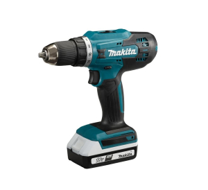 Дрель акк. Makita 18В, 2х1.5Ач, Li-ion, БЗП-13мм, 0-400\0-1400об\м, 42\24Нм, 1.7кг, кейс