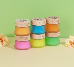 Ароматизатор для дома и авто,гелевый с блеском,60г. LADECOR океан,лимон,османтус,жасмин,одеколон(__)