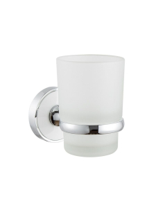 Стакан 1-ый с держателем Zenfort коллекция "Либретто", белый