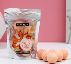 Набор бомбочек для ванны с аромат клюквы, 10 шт по 10 г 10039021(__)