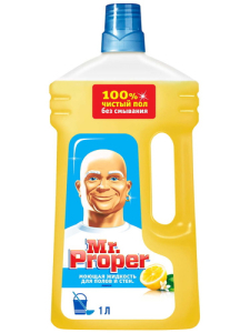 Жидкость  MR PROPER Лимон 1л для полов  и стен (_12_)