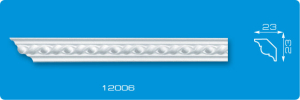 Плинтус потолочный 1,3м 12006 (140)