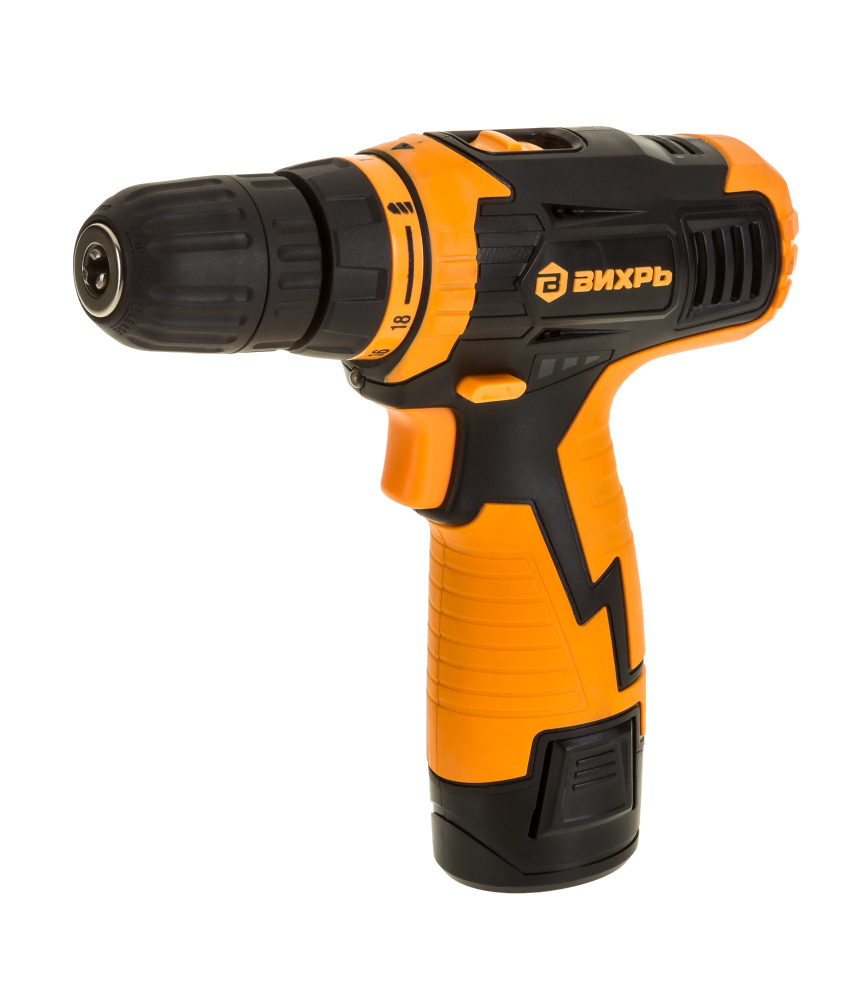 Шуруповерт Вихрь ДА-12Л-2 12В, 1,5 Ач, 24 Нм, 1250 об/мин, реверс
