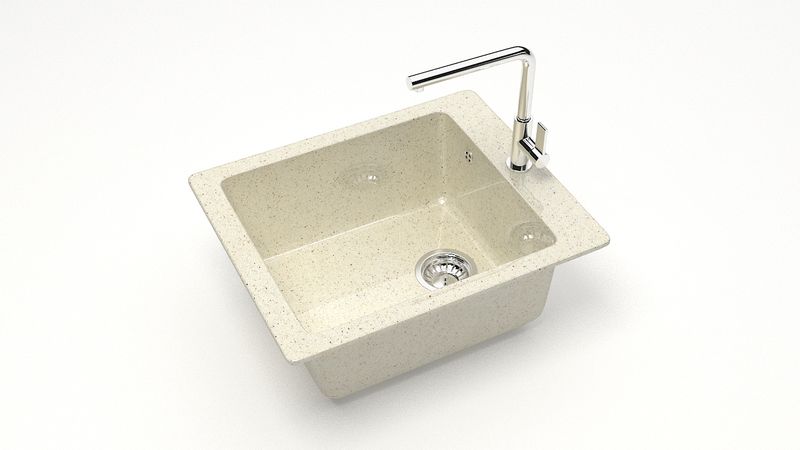 Мойка BERGG 425*500*195 Z8 Бежевая(_1_)