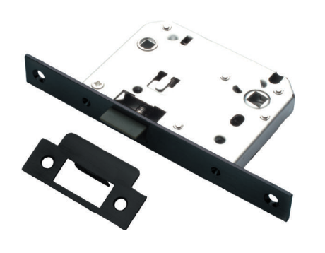 Защелка сантех В2В 2070 пласт язычок, черный (50)