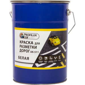 Краска для разметки дорог Profilux DIY белая 5кг (4)