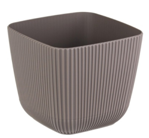 Кашпо "Пиканто" 150*150мм 1,8л Французский серый (12) М3209