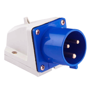 Вилка стационарная 523 2Р+РЕ 32А 220В IP44 EKF (10)