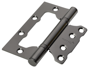 Петля без врезки 100*75*2,5, ВN черный никель, графит (пакет - 1 шт.) (50/100)